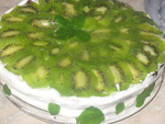 лимонный торт с киви