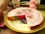 Радужный пирог (Rainbow cake)