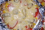 mini-пицца с мидиями