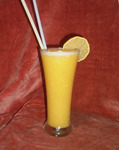 Коктейль: банан, мед, апельсиновый сок