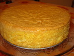 нежный высокий ванильный бисквит для торта