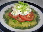 Салат из овощей и яиц по-ковбойски