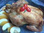 Кукурузно-печеночная начинка для курицы (или индейки) на Рождество. Фаршированная курица серия №2.